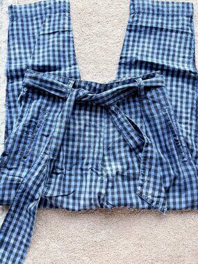 Anthropologie Maeve Avryl Bleached Slim Pants Blue - Size 6